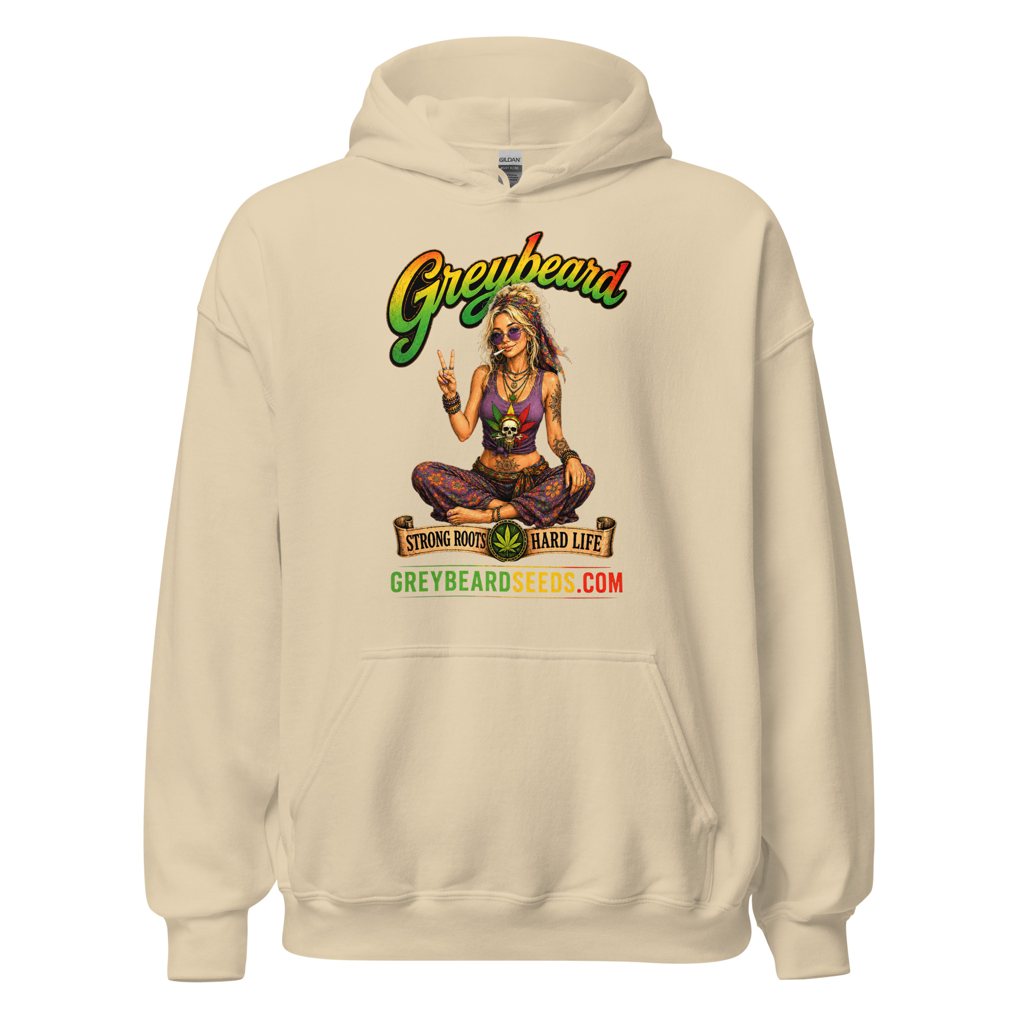 Hippie Chick Unisex Hoodie - Image 7