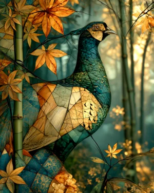 maple leaf pheasant art