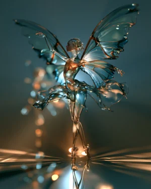 the glass butterfly dancer art
