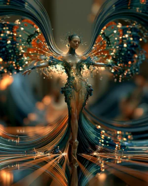 the wing sweep dancer art