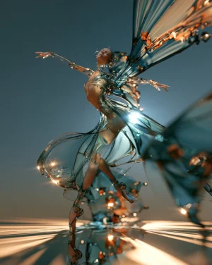 the glass waltz dancer art