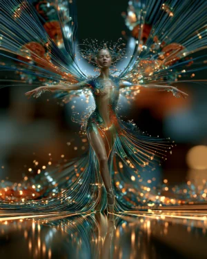the fiber wing fairy dancer art