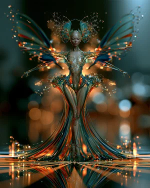 the crowned moth fairy dancer art