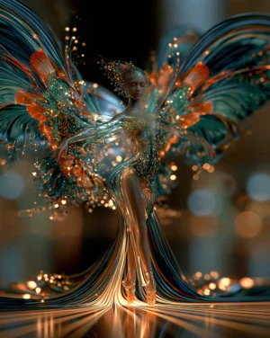 the wing burst dancer art