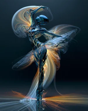 the opal whirl dancer art