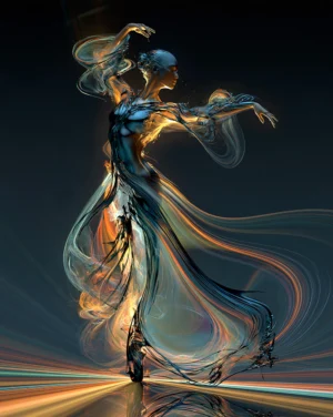the scarf dancer dancer art