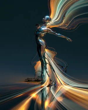 the rainbow sweep dancer art