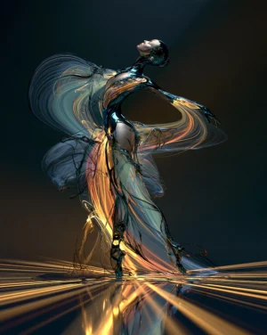 the glass cloak dancer dancer art