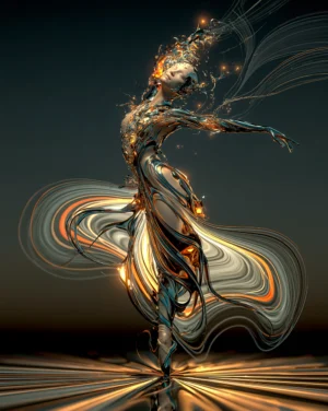 the golden spiral dancer dancer art