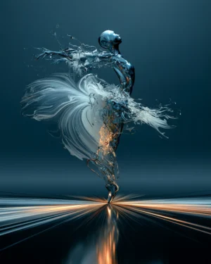 the frosted tutu dancer art