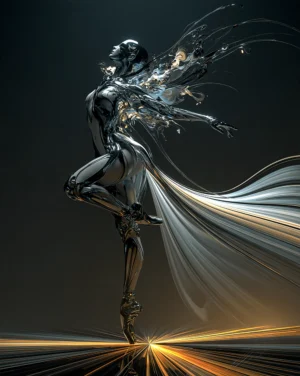 the long train dancer art