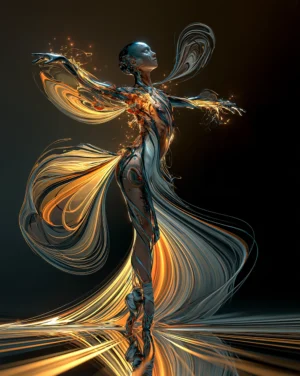amber wing dancer dancer art