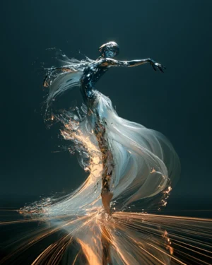 the pale whirl dancer art