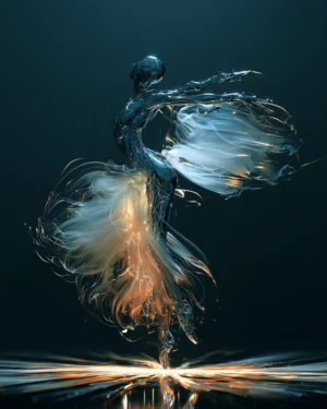 the cloud skirt dancer art