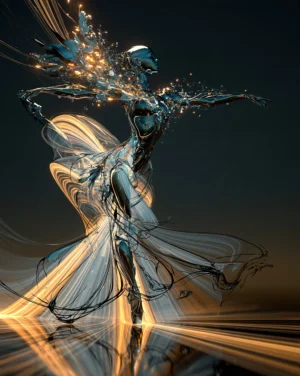 the ghost skirt dancer art