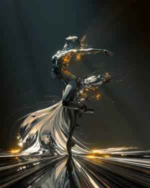 low sweep dancer art