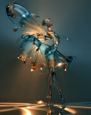 lantern wings dancer art
