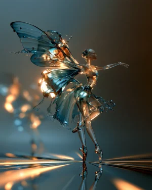 the butterfly ballerina dancer art