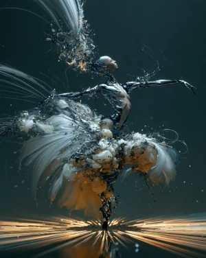 the cloud tutu dancer art