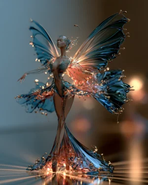 dragonfly queen dancer art