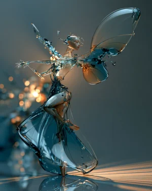 the glass sylph dancer art