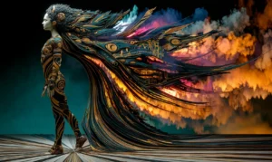 long hair wanderer fantasy art