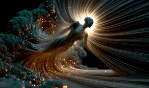 sunburst sculpture angel art
