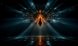 glint starburst angel art
