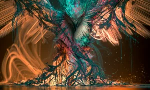 rooted phoenix art