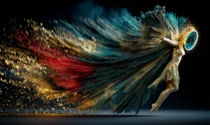 flying ring dancer art