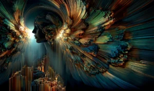profile gold burst fantasy art