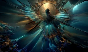 sunburst veil fantasy art