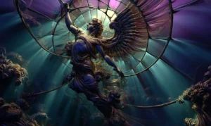 angel in the wheel fantasy art