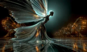 glass wing waltz art
