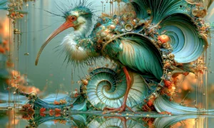 twin shell ibis art