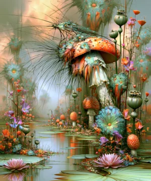 spiky cap hummingbird art