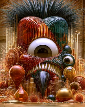 great eye totem art