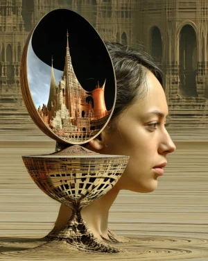 window to the cathedral art