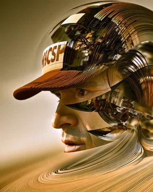 racing cap profile art