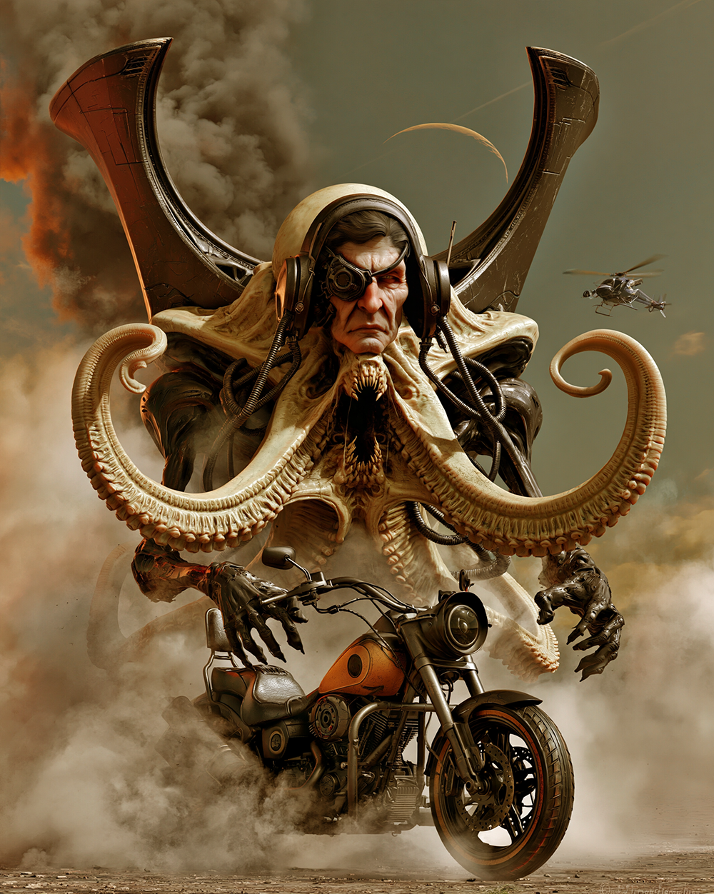 tentacle rider art