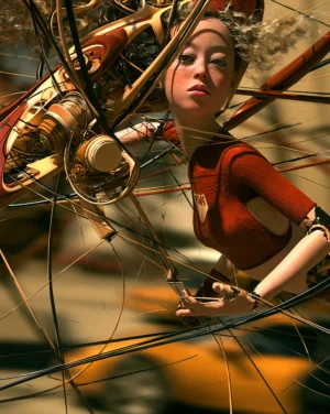 wire flyer art