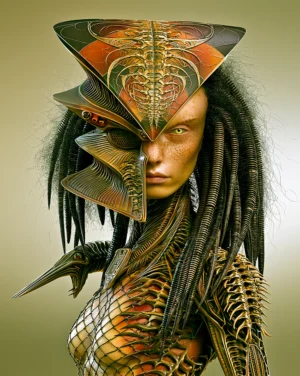dreadlock huntress art