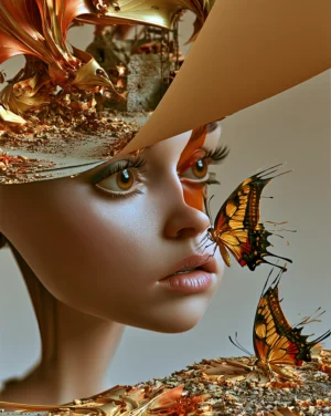 butterfly touch art