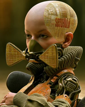 bow tie respirator art