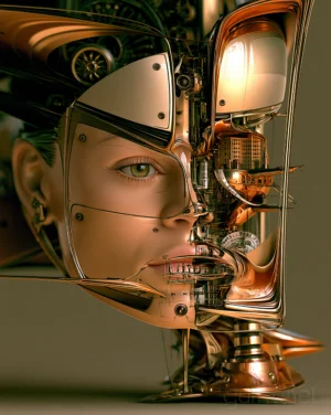 half visor head art