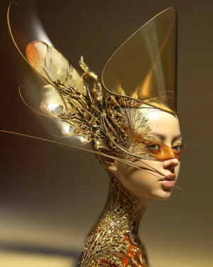 thorn crown girl art