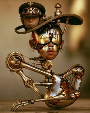 hat on hat marionette art