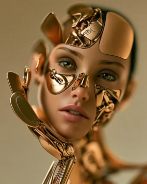 golden hand veil art
