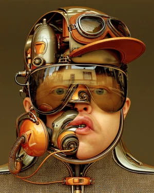 cap and visor man art