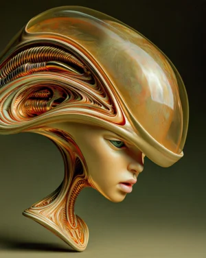 glass cap sculpture art